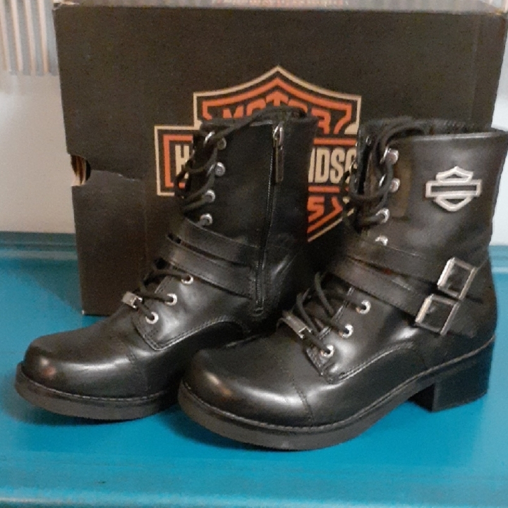vintage harley Davidson's boots size 8 1/2 m